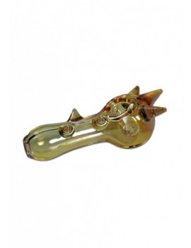 Gold glass pipe