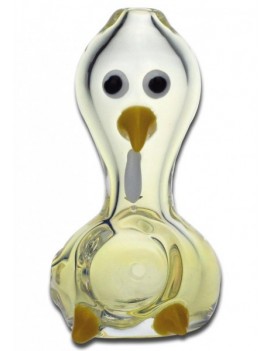 Duck glass pipe